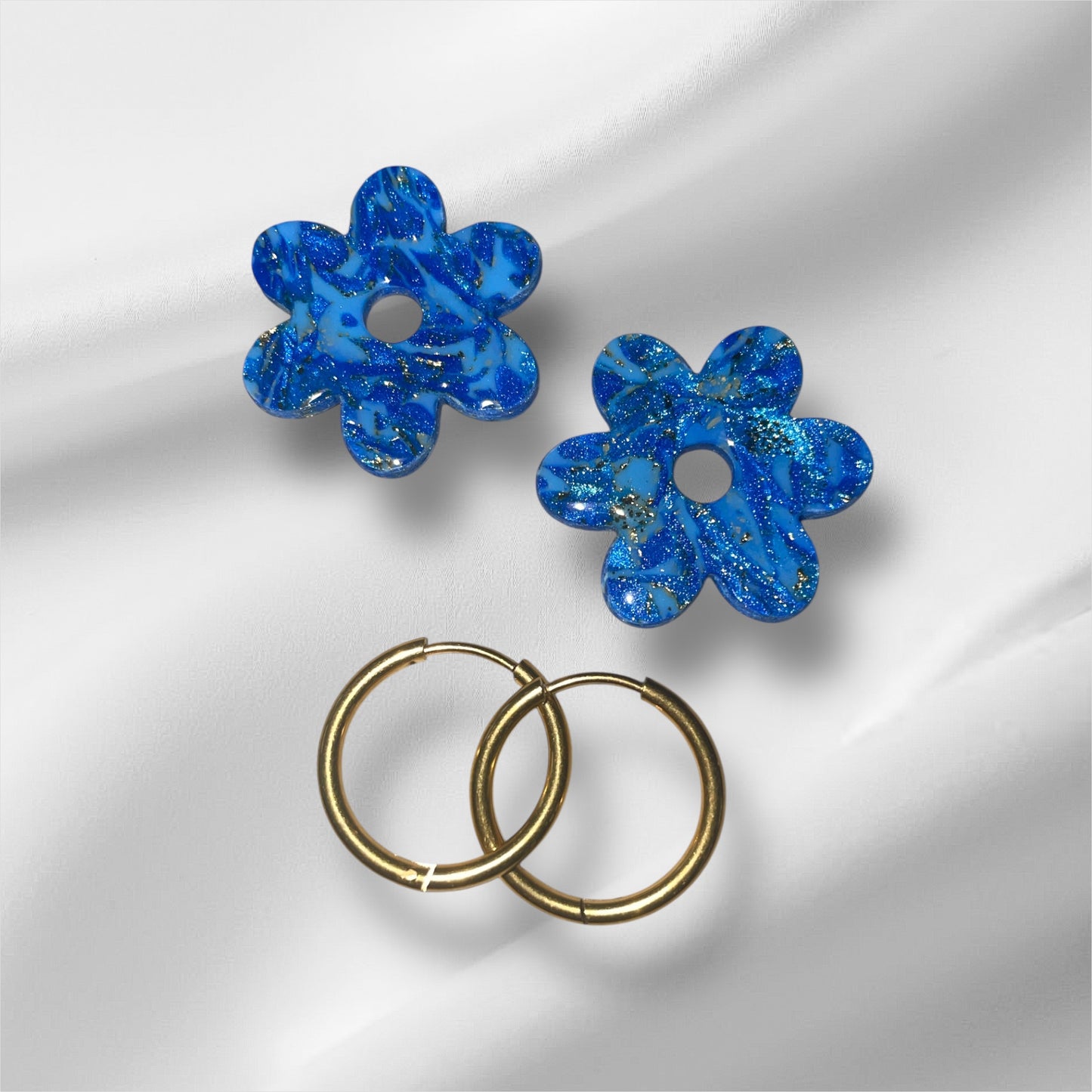 Pétales bleues réversibles