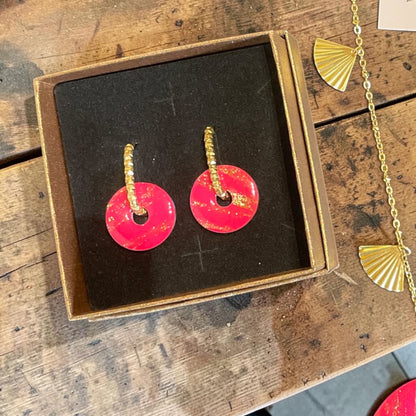 Boucles d’oreilles réversibles