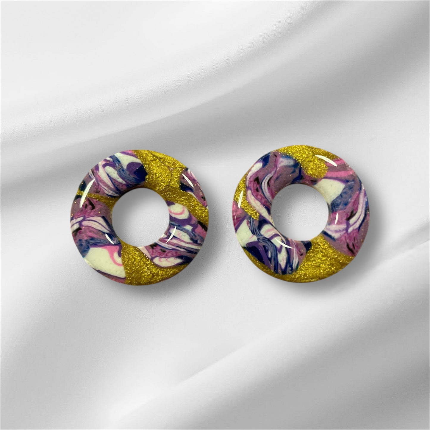 Luna multicolore résinée