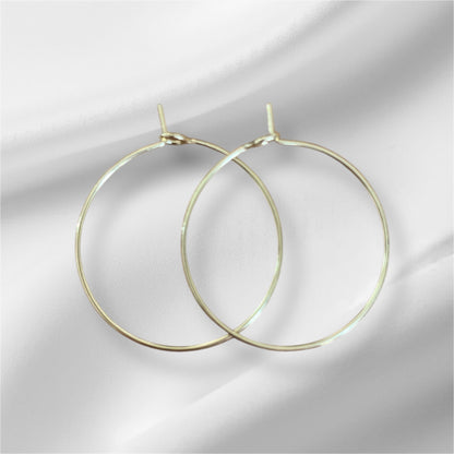 Créoles dorées (2,5 cm)