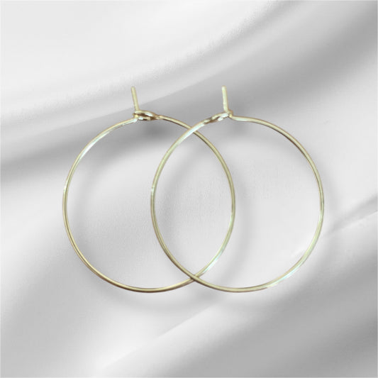 Créoles dorées (2,5 cm)