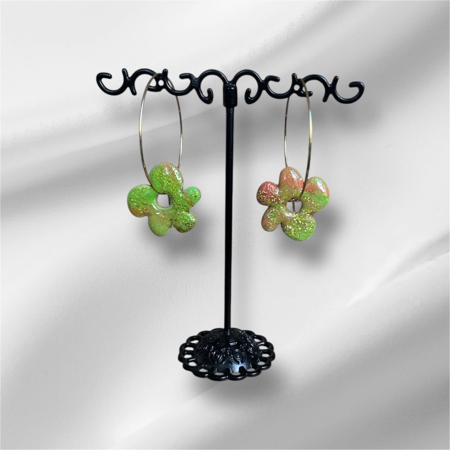 Grandes créoles dorées (3,5 cm)