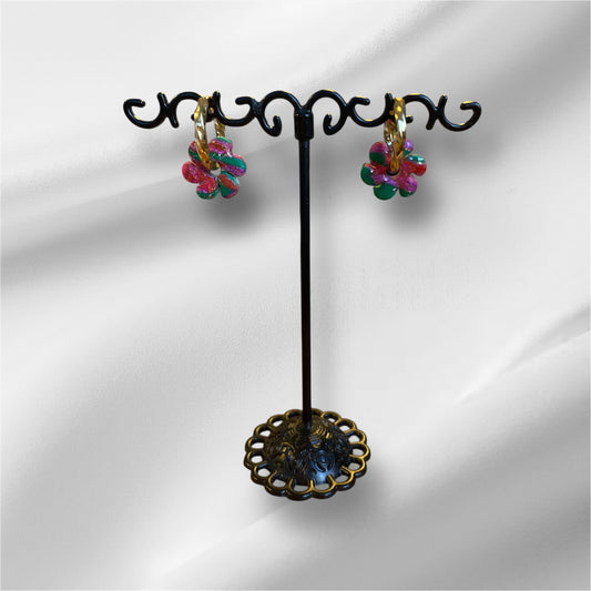 Petites créoles torsadées dorées (1,5 cm)