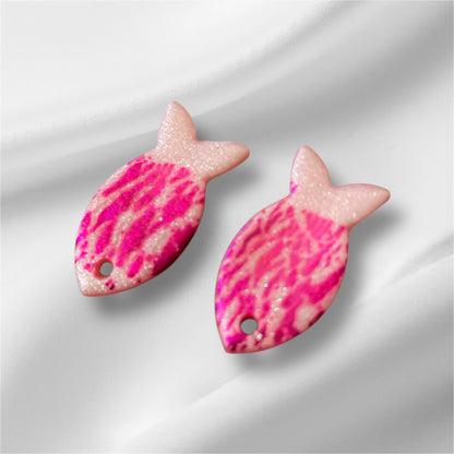 Mini 🐠 avec créoles fines noires