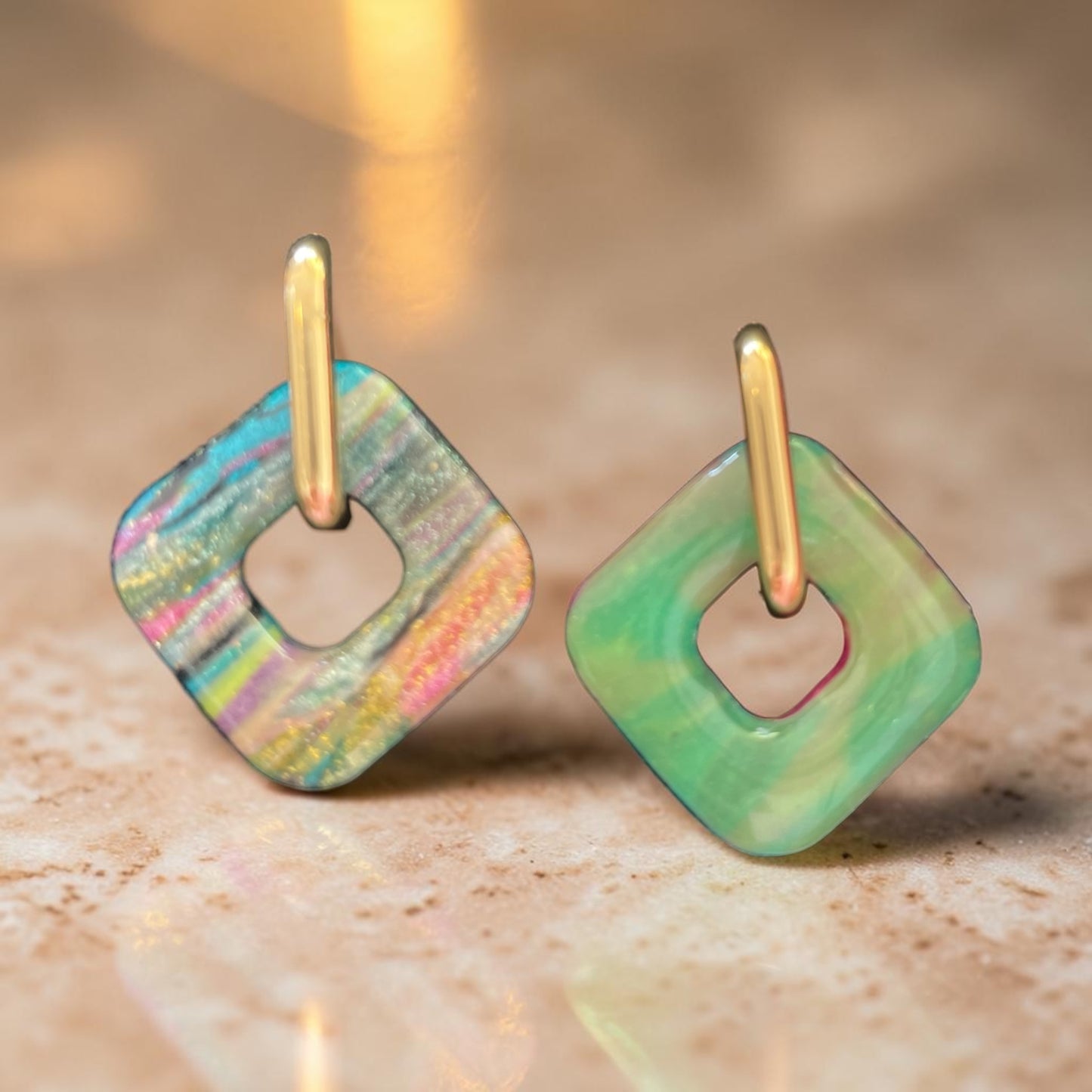 Petits carrés lumineux 💫
