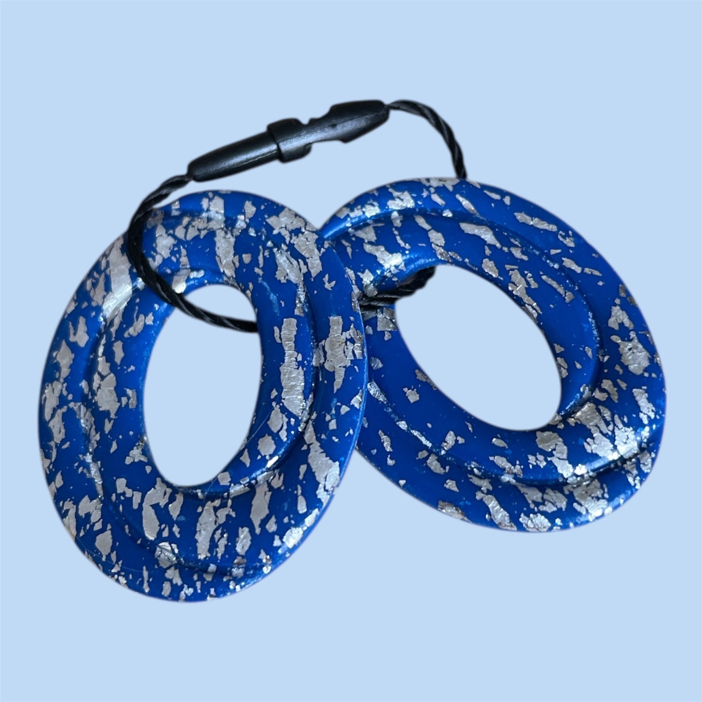 Ovales vernies / Bleues et Argentées